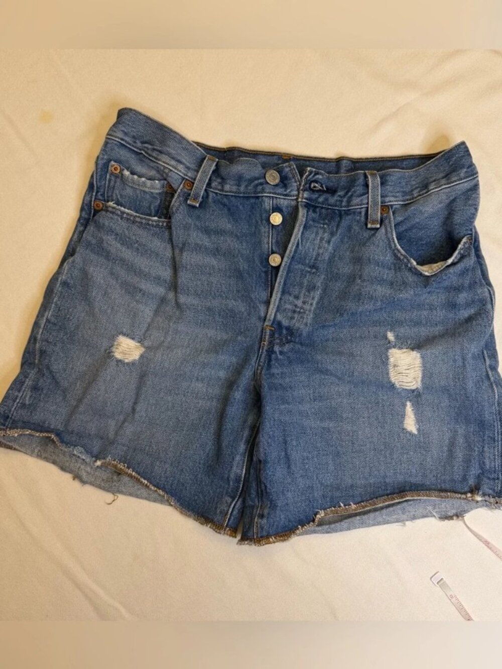 Levi’s 501 Original Distressed Denim Cutoff Shorts Size W29
